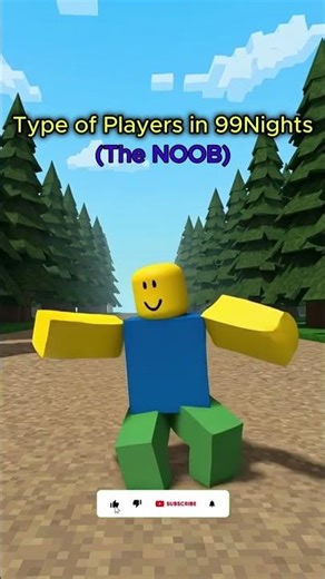 Types of Players in Roblox 99 Nights! 😮