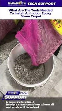 What Are The Tools Needed To Install an Indoor Epoxy Stone Carpet