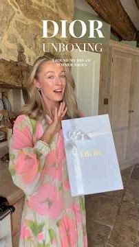 Unboxing my DREAM summer shoes from Dior ~ let me know what you think of them! 🌷💓 #luxury