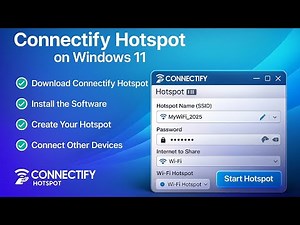 How to Install and Use Connectify Hotspot on Windows 11 (Step-by-Step Guide)