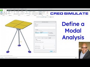 Creo Simulate - How to Define a Modal Analysis