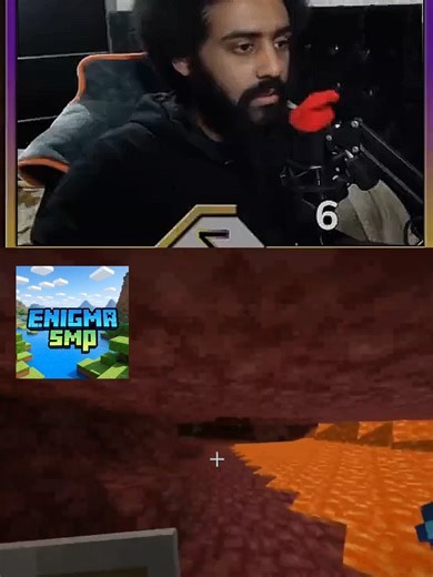 Fire burns LONGER?!?! #ENiGMAorigin #twitchstreamer #highlight #minecraft #minecrafthardcore #funnymoment #ENiGMAsmp