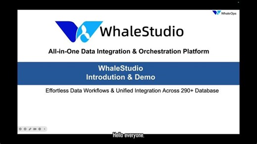 Quick Start with WhaleStudio: Essential Intro and Practical Demo | WhaleOps Technology