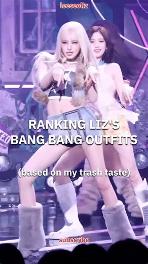 ranking liz's bang bang outfits #liz #bangbang #lizbangbang #iveliz #ivebangbang