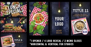 Restaurant Promo Pack - After Effects Template