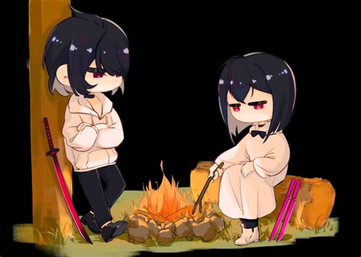 【Alphatale】alpha!frisk×alpha!chara（非CP向）同人图