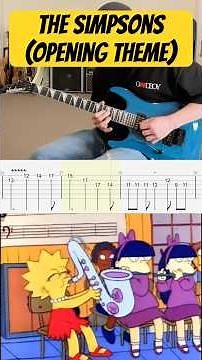 The Simpsons Theme (Guitar Cover with TABS)