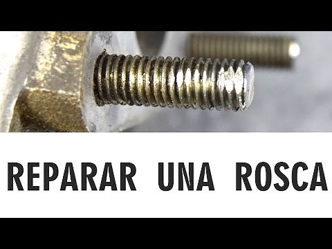 Reparar una rosca con una lima de roscas || Thread File
