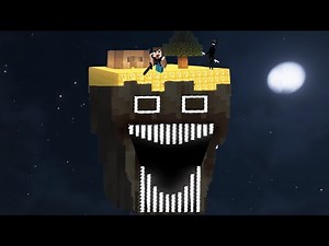 Beginning of an Adventure on a Single Chunk in LuckyBlock Horror on Minecraft Ep 1