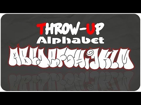 Throw Up Graffiti Alphabet A-M #1