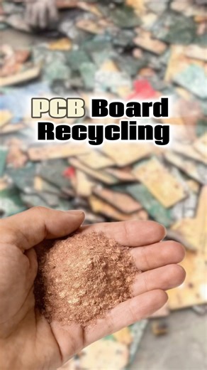 Scrap Clean PCB Recycling Machine | Extracting Copper Powder & Resin Powder from Circuit Boards