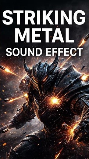 Striking Metal Sound Effect – Powerful Metal Hit SFX