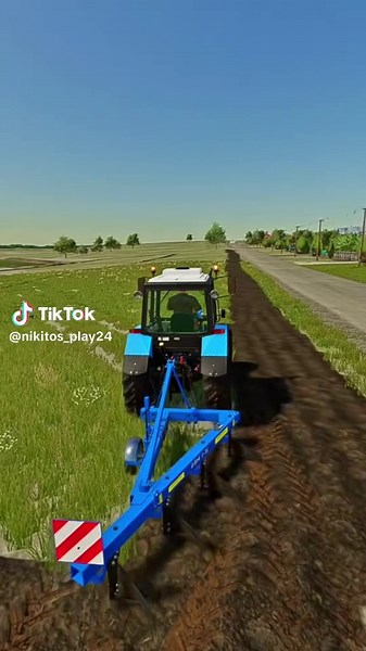 Оранка в Farming Simulator 22