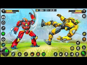 🚔🤖 Flying Robot Car Transform Police Robot Game 2025 | Alien Robots City Battle ✈️🚗 | Part 2