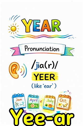 YEAR #howtopronounce #englishpronunciation