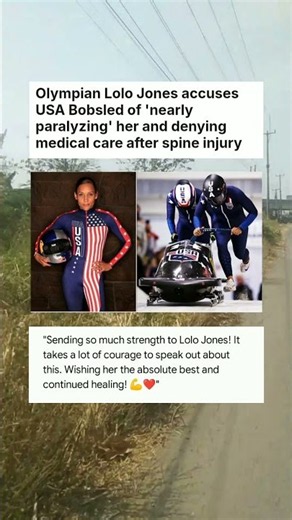 Olympian Lolo Jones accuses USA Bobsled of 'nearly paralyzing' her #sports #news