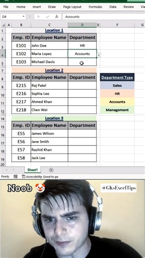 Copy Data Validation Like a Pro (No Rework!) 😱 #excel #exceltips #exceltricks #spreadsheet #shorts