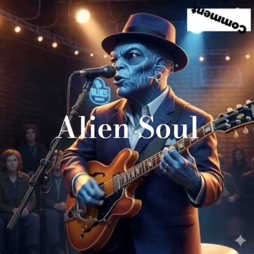 This alien's guitar gently weeps (and melts faces)#comedy #alien #funnyvideo