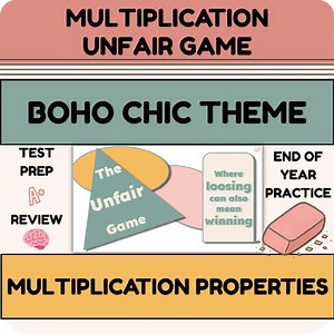 Multiplication Properties | Unfair Game | Commutative, Associative, Distributive