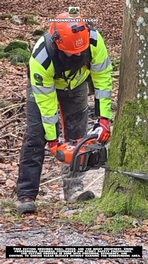 Professional Tree Cutting in Action 🌲🪚