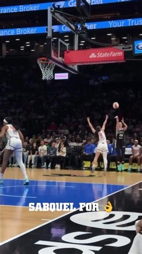🔥 Sabrina Ionescu for 3 | New York Liberty WNBA women's basketball #shorts #short #basketball #wnba
