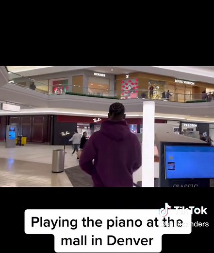 Playing the Piano at the Mall in Denver