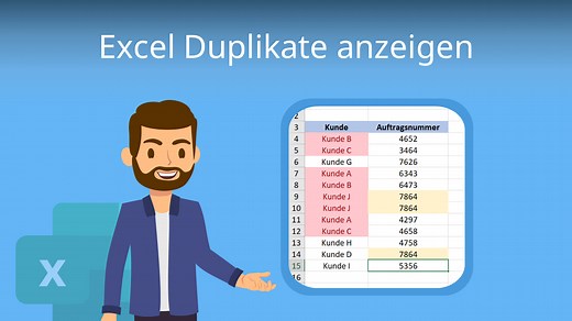 Excel Duplikate anzeigen • einfach erklärt mit Beispiel