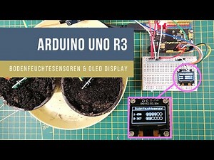 Arduino UNO R3 - Bodenfeuchtesensoren & OLED Display