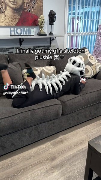 Highly Recommend Skeleton Plushie Comfort Item