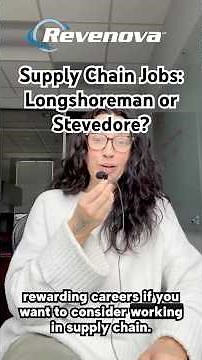 Supply Chain Jobs: Longshoreman or Stevedore?
