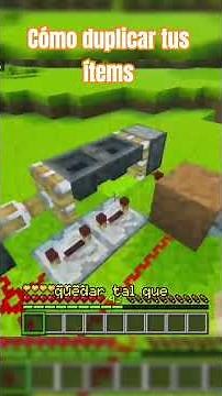 cómo duplicar tus ítems en Minecraft bedrock 26.33 #minecraft #hacks #tips