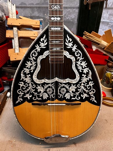 Handmade Greek 4-string Bouzouki | Original Four-course Bouzouki With Gigbag - Etsy