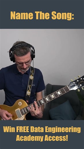 Last Chance: Name the Song & Win FREE Data Engineering Academy Access