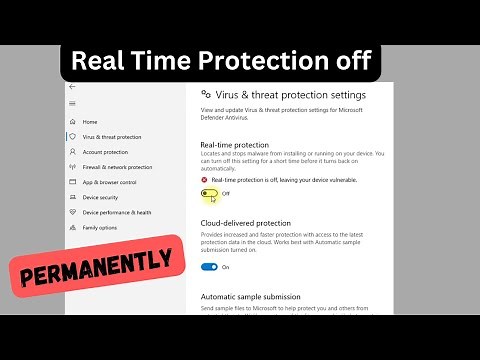 How to Disable REALTIME Protection Permanently in Windows 11/10 || Real Time Protection off