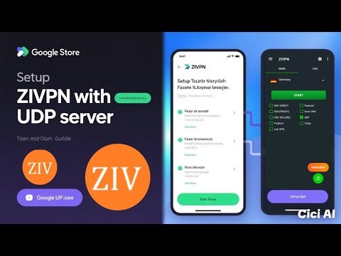 How to setup ZIVPN with UDP server config for fast and secure browsing
