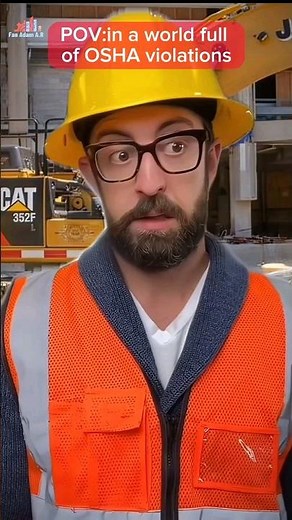 POV:in a world full of OSHA violations #construction #adamrose #worker #funny