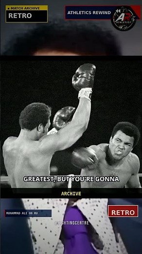 Muhammad Ali: "You are fighting your idol, Sucka!" — Rumble in the Jungle (1974)