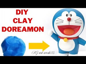Handmade Clay Doreamon |DIY | Simple andEasy Clay DoreamonX