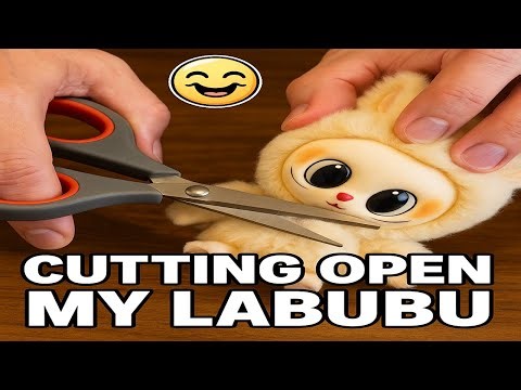 I Cut Open My Labubu… You Won’t Believe What I Found Inside 🫣✨