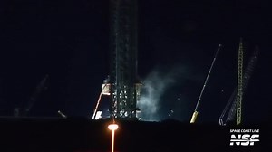 Interesting activity at the Starship pad at historic Launch Complex 39A at NASA's Kennedy Space Center in Florida… Fluids appear to be coming from the bottom of the tower/chopsticks. It's unclear if this is routine testing or an unexpected leak. Keep an eye on it using our 24/7 livestream, Space Coast Live. Link in the comments below. 👇 | NASASpaceflight.com