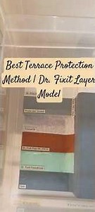 Dr. Fixit Waterproofing Model – Terrace Layering