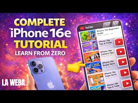 📱 iPhone 16 Full Tutorial | Complete Beginner’s Guide from Scratch First Time Users 🚀🍎 #tutorial