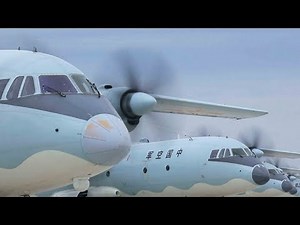 Y-9 transport plane in long-distance training over South China Sea for first time