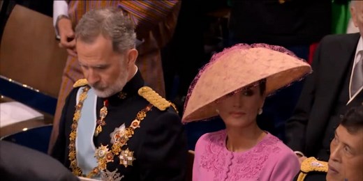 El rey Felipe VI y la reina Letizia representan a España en la coronación de Carlos III