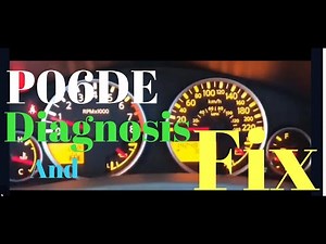 HOW TO FIX ANY CAR WITH A P06DE Engine Oil Pressure Control Circuit Stuck on- FAST AND EASY