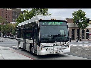 AC Transit 2008 Van Hool A300K #5107 on route 7- NB to Del Norte BART