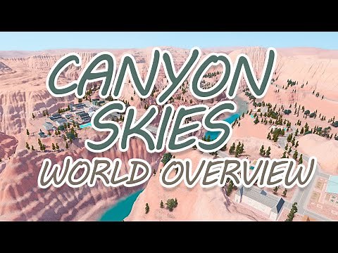 BRAND NEW DESERT WORLD!! Canyon Skies The Sims 3 World Overview