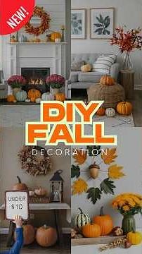 DIY Fall Decor Ideas 🍁 | Budget-Friendly Crafts & Cozy Home Hacks for Autumn 2025!