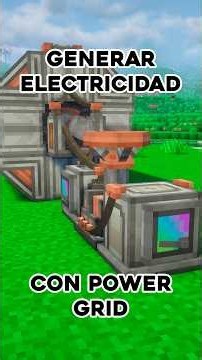 Generate ELECTRICITY with Power Grid! #createmod #minecraft #minecrafttutorial #mods