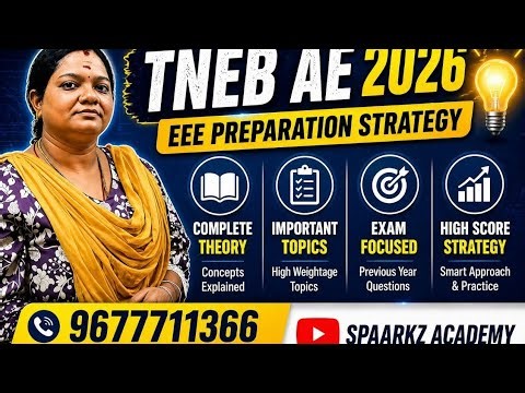 TNEB AE / TNPSC AE EEE 2026 Preparation Strategy | 5-Month Study Plan to Crack AE in First Attempt